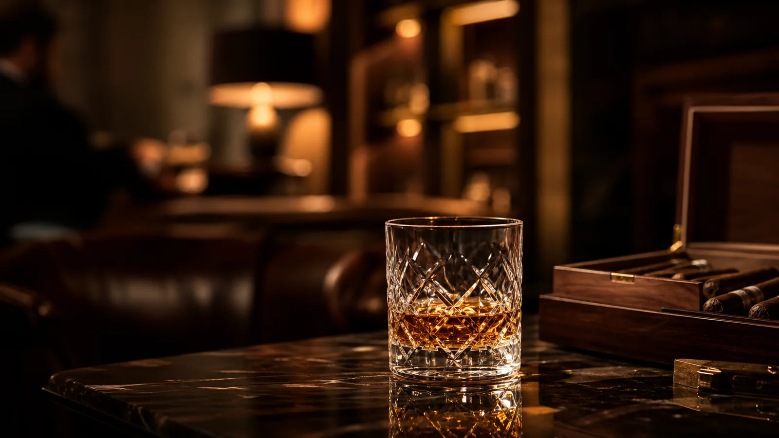 Ambiance whisky et cigare