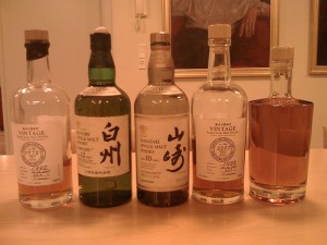 whikies japonais Suntory